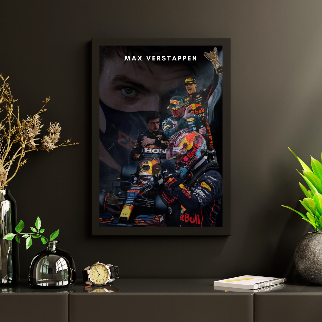 Max Verstappen Poster/Frame/Canvas - BanterBox
