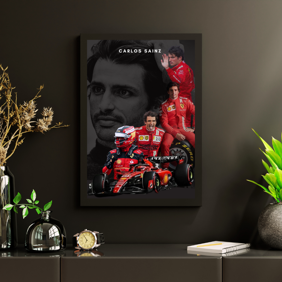 Carlos Sainz Poster/Frame/Canvas - BanterBox