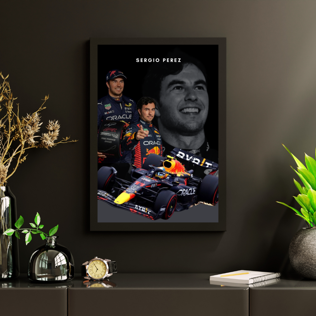 Sergio Perez Poster/Frame/Canvas - BanterBox