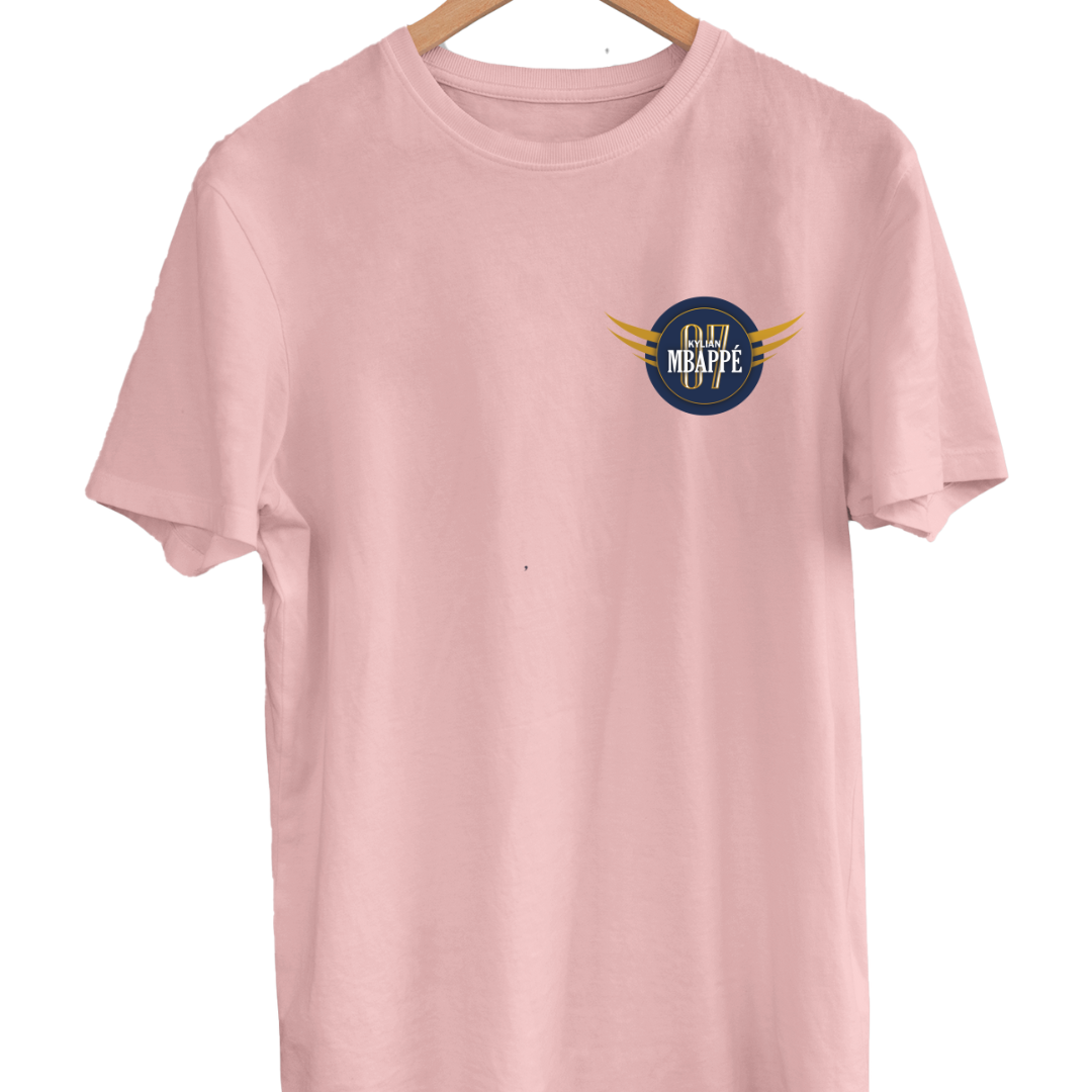 Kylian Mbappe 07 Crest Theme Classic T-Shirt - BanterBox