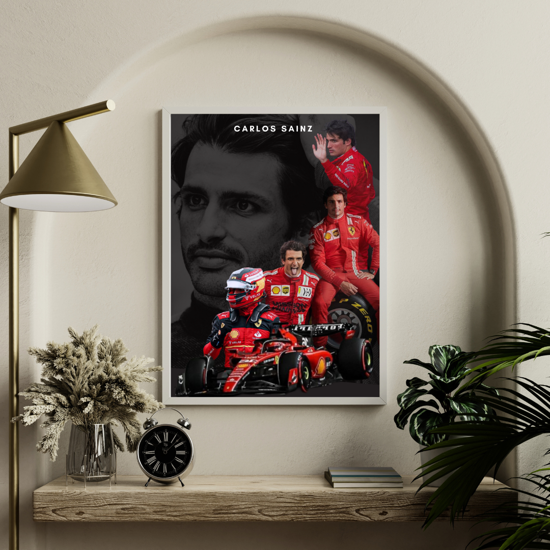 Carlos Sainz Poster/Frame/Canvas - BanterBox