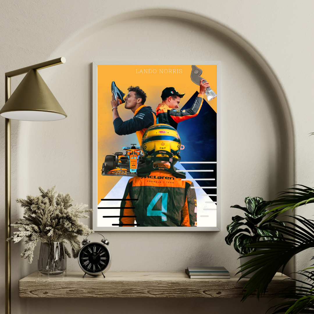 Lando Norris Poster/Frame/Canvas - BanterBox