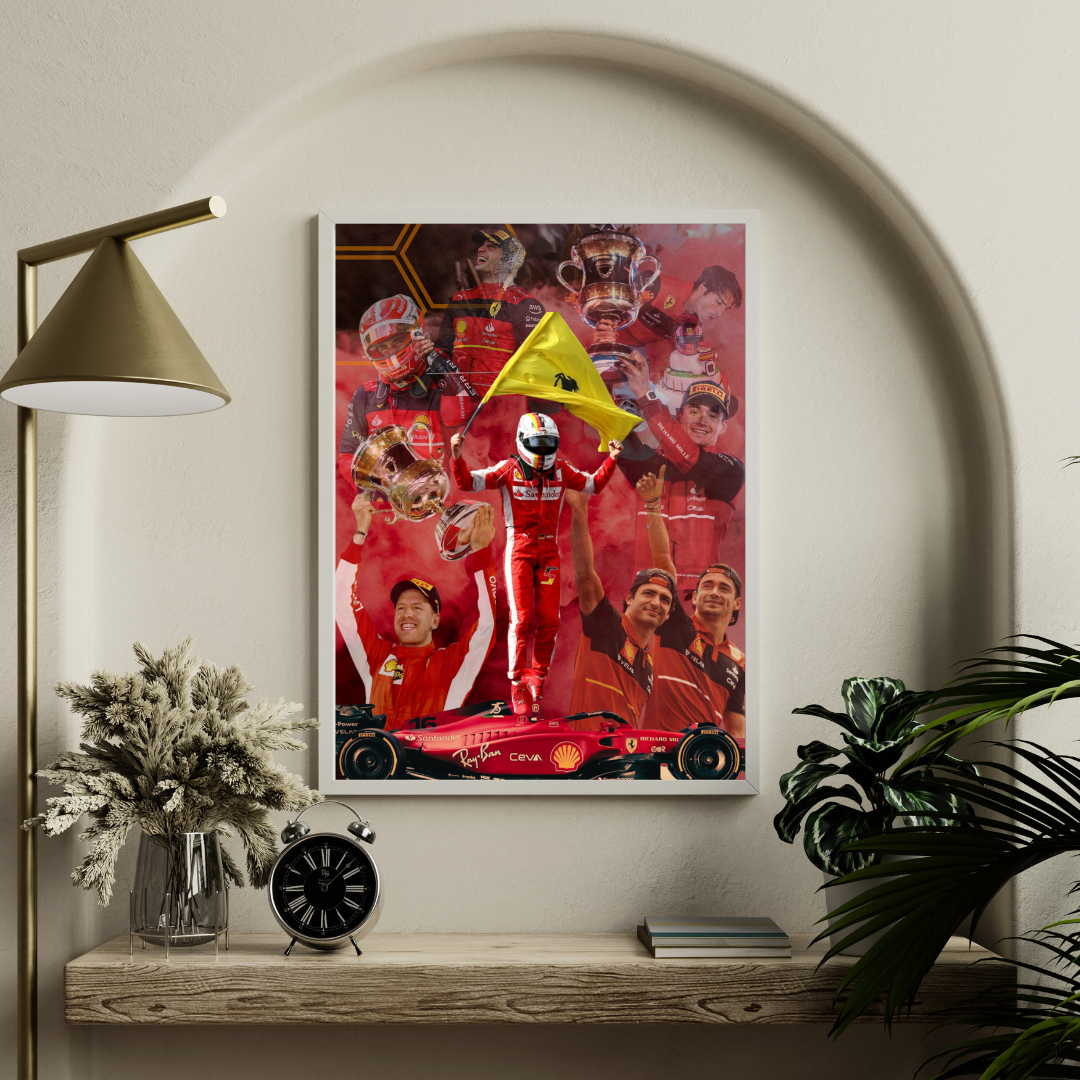 Ferrari Legacy Poster/Frame/Canvas - BanterBox