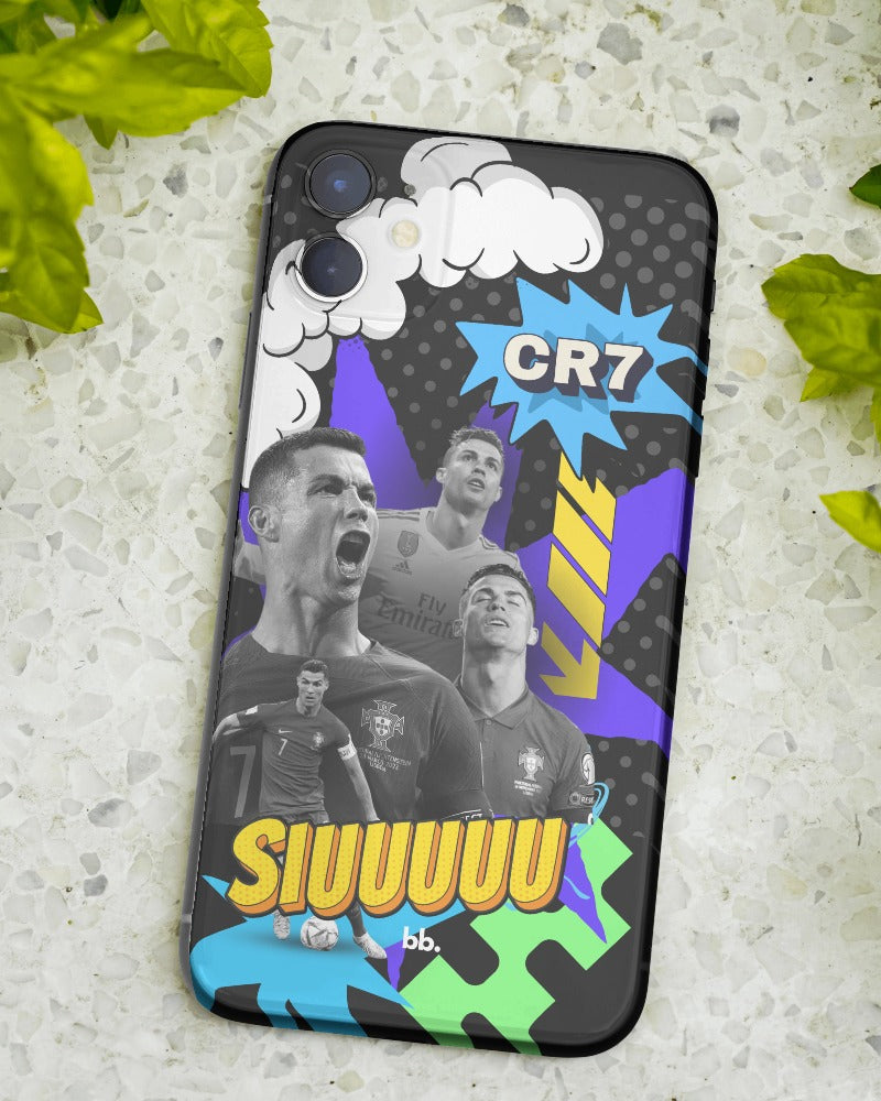 Cristiano Ronaldo Mobile Phone Case Cover Glass Silicon Polycarbonate