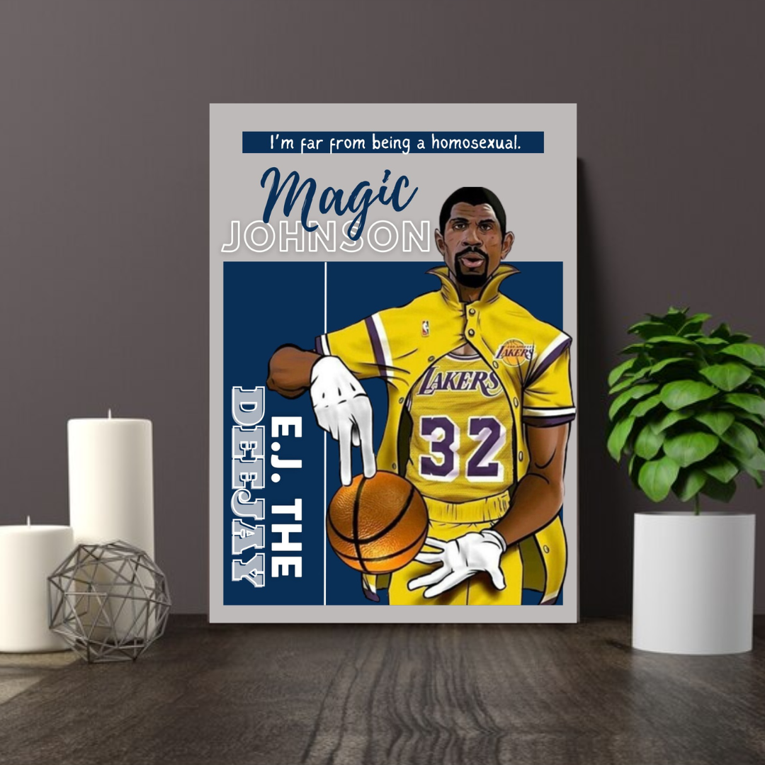 Magic Johnson Poster/Frame/Canvas