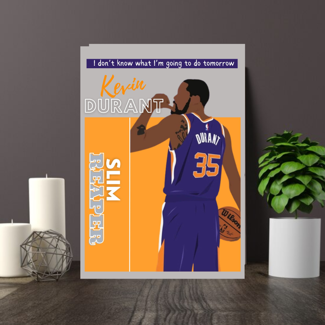 Kevin Durant Basketball Canvas