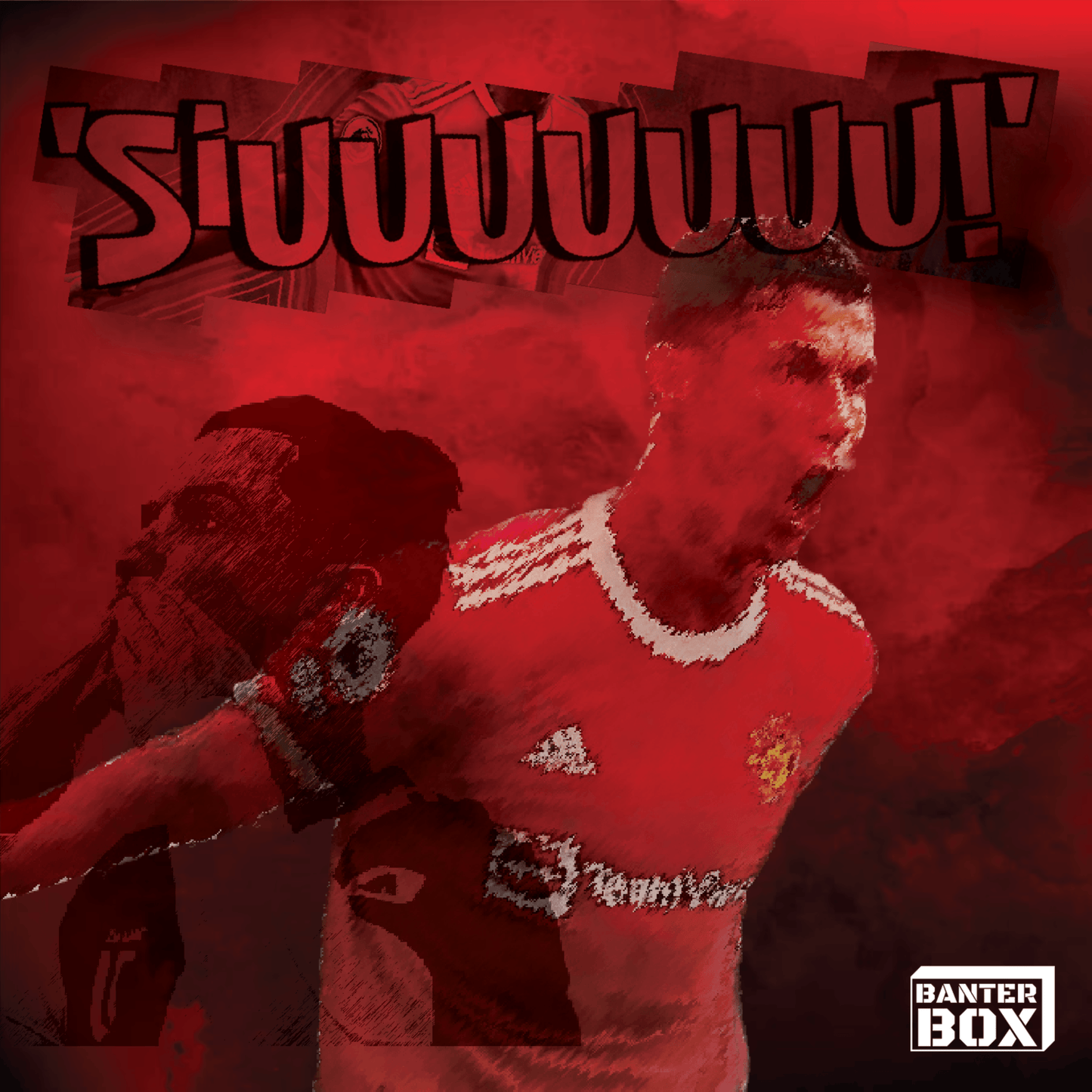 Cristiano Ronaldo Siuuu Celebration Fridge Magnet