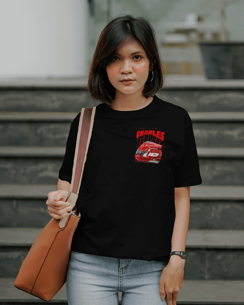 Charles Leclerc 100% cotton premium oversized T-shirt