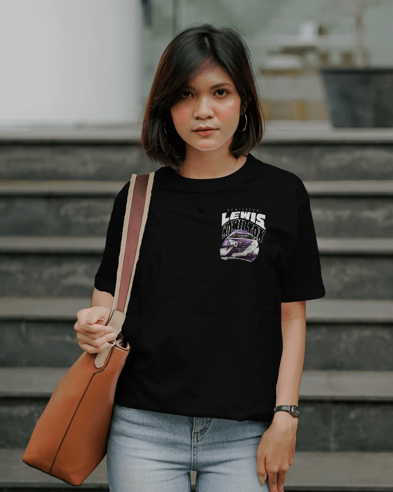 Lewis Hamilton 100% cotton premium quality oversized T-shirt