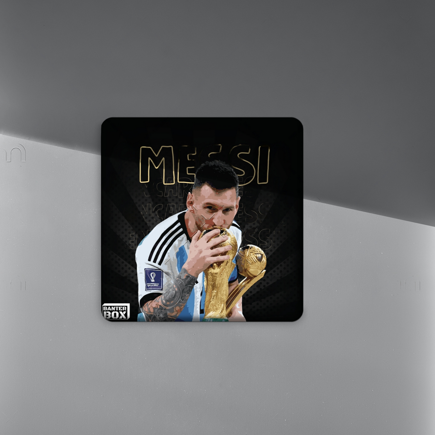 Lionel Messi World Cup Celebration Fridge Magnet