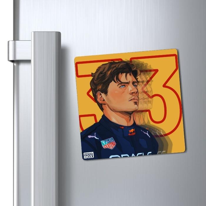 Max Verstappen "33" Fridge Magnet - BanterBox