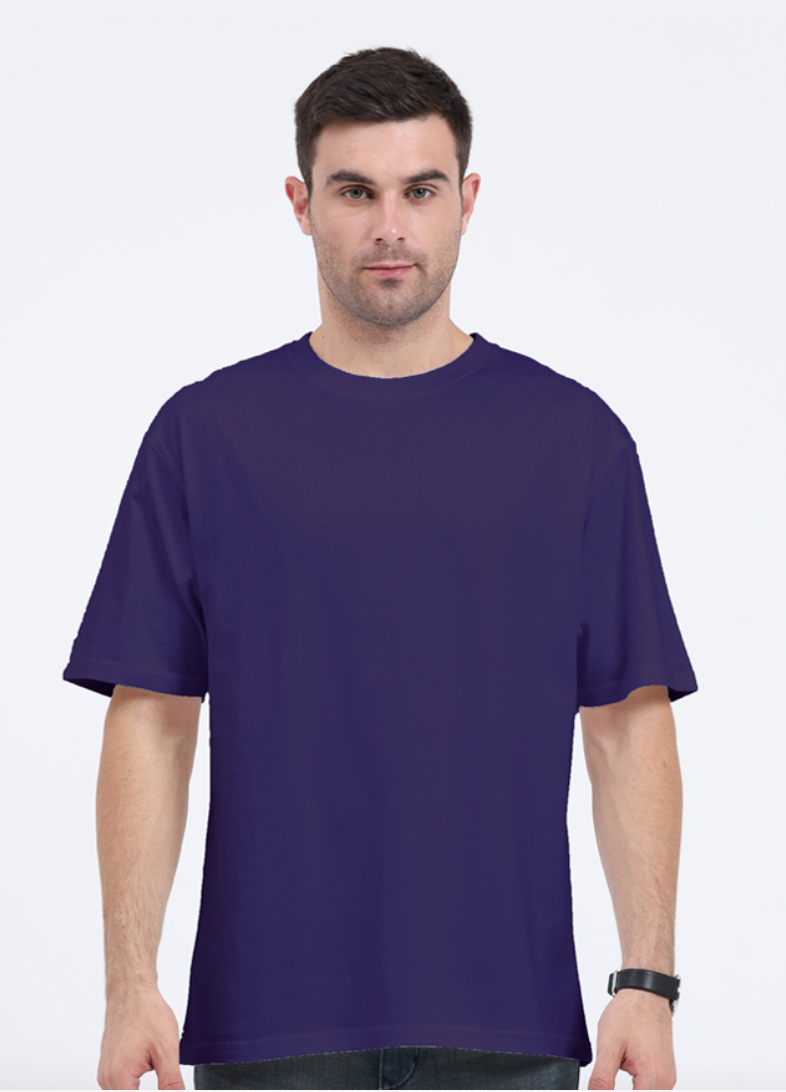 Oversized Unisex Classic T-shirt Purple