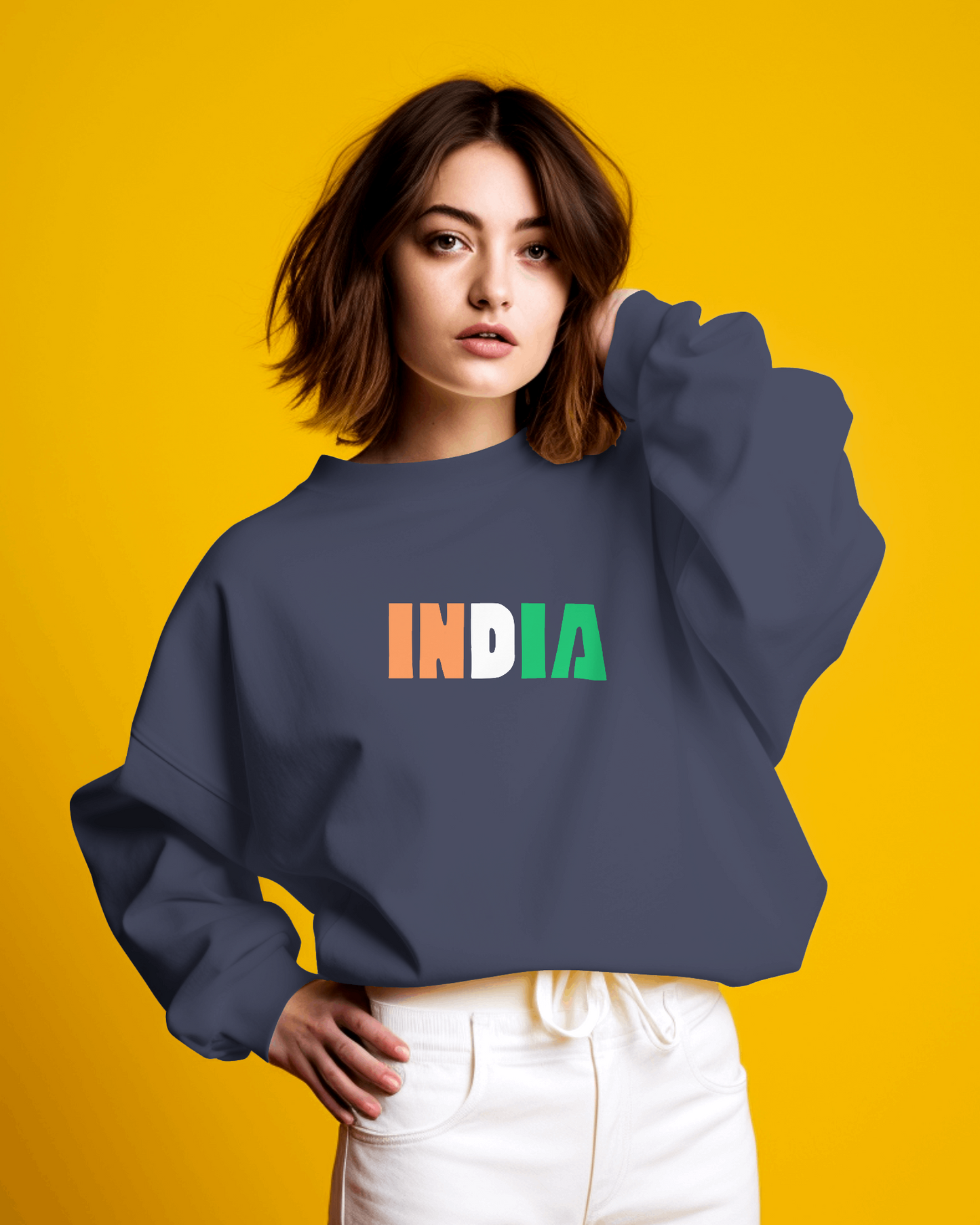 India Tricolour Sweatshirt - BanterBox