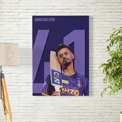 Shreyas Iyer Poster/Frame/Canvas - BanterBox