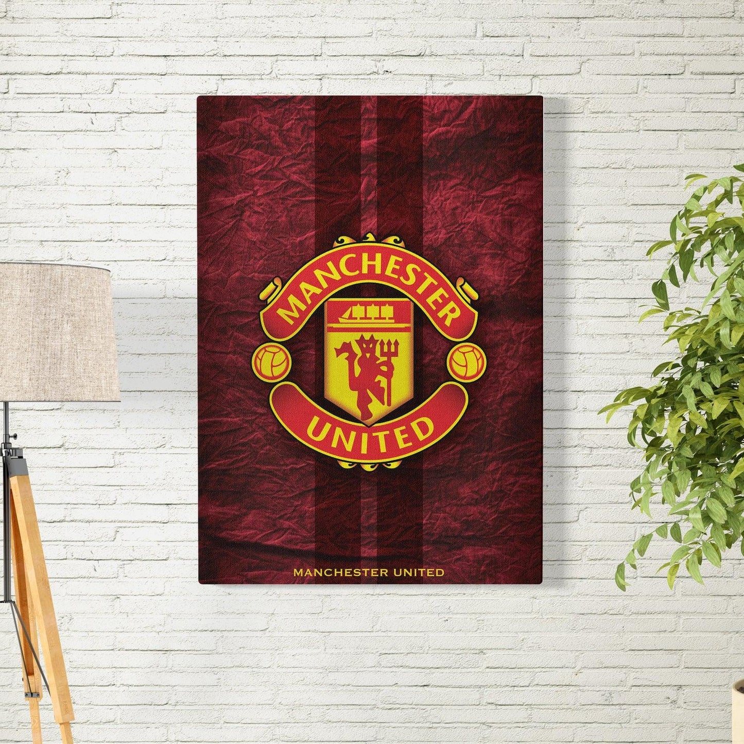 Manchester United Dark Theme Poster/Frame/Canvas - BanterBox