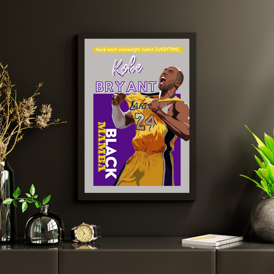 Kobe Bryant Poster/Frame/Canvas