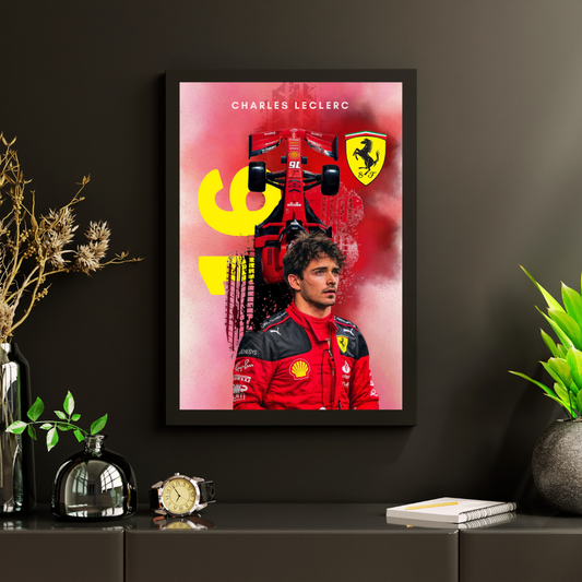 Charles Leclerc Poster/Frame/Canvas - BanterBox