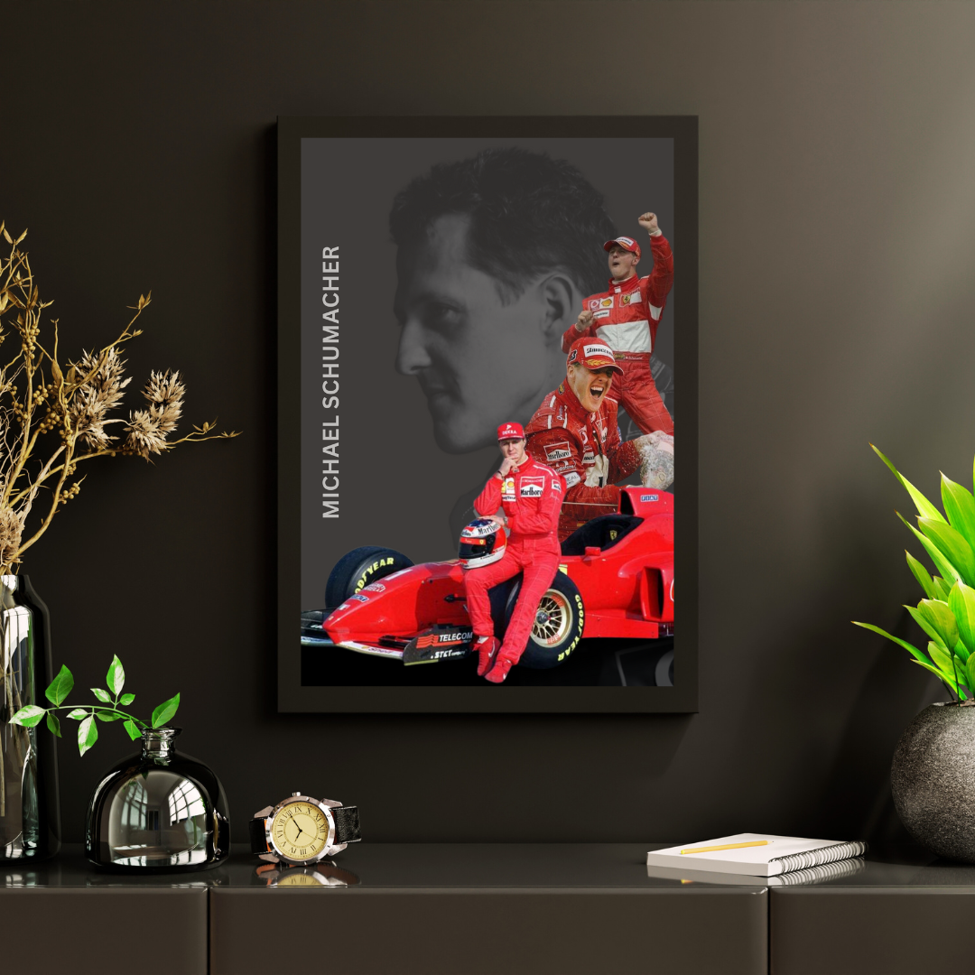 Michael Schumacher Poster/Frame/Canvas - BanterBox