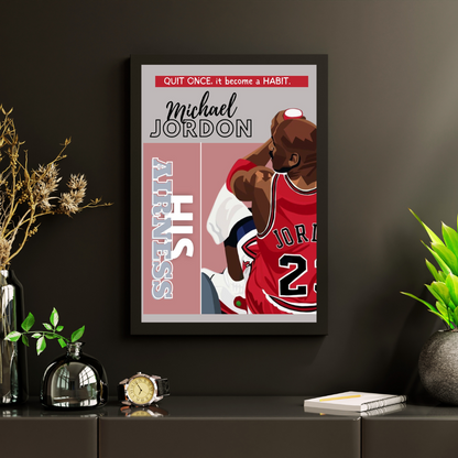 Michael Jordan Poster/Frame/Canvas