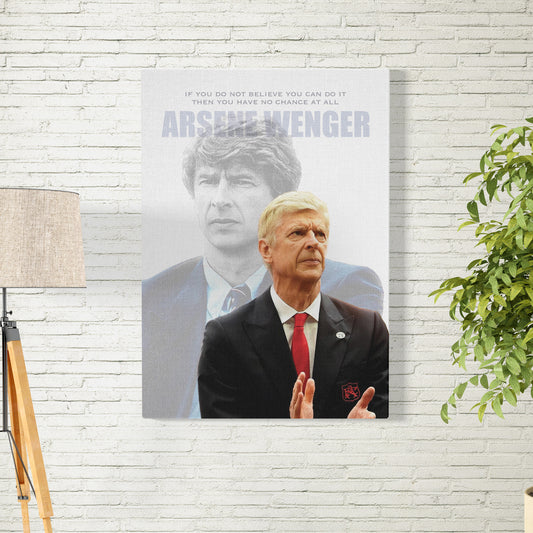 Arsene Wenger Legendary Coach Poster/Frame/Canvas - BanterBox