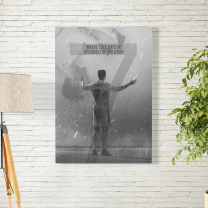 Cristiano Ronaldo Mindset Quote Poster/Frame/Canvas - BanterBox