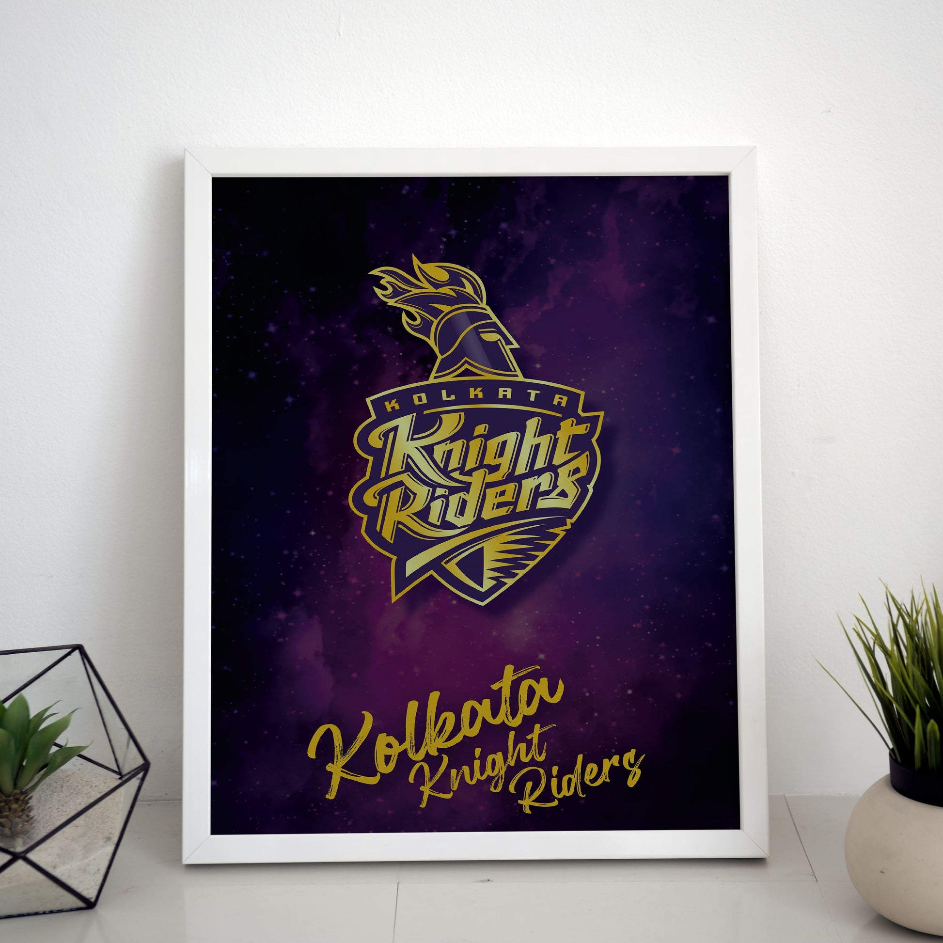 Kolkata Knight Riders Light Theme Poster/Frame/Canvas - BanterBox