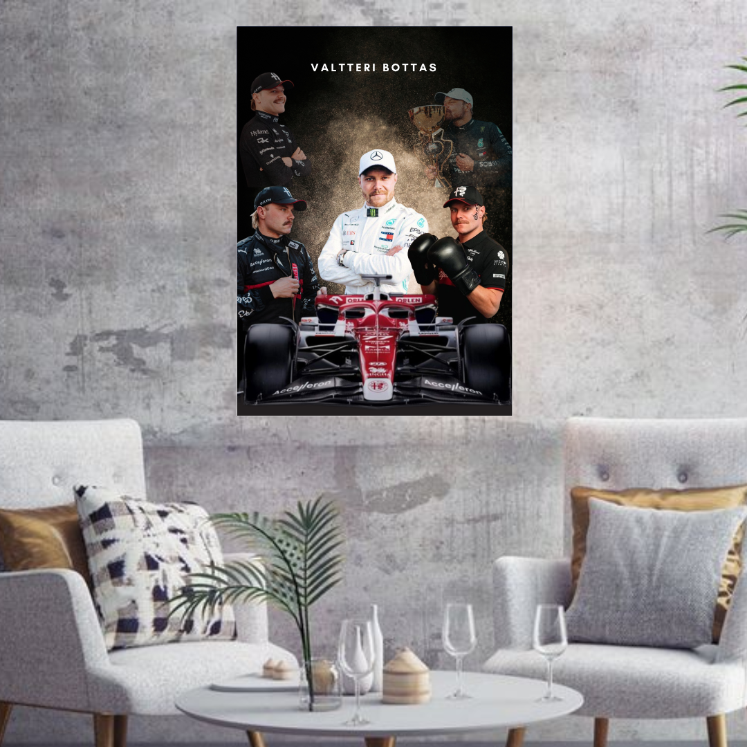 Valtteri Bottas Poster/Frame/Canvas - BanterBox