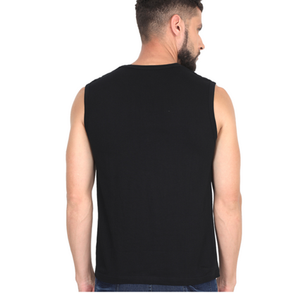 Black sleeveless tshirt