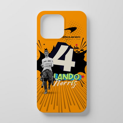 Lando Norris Formula 1 F1 Mobile Phone Case Cover Glass Silicon Polycarbonate