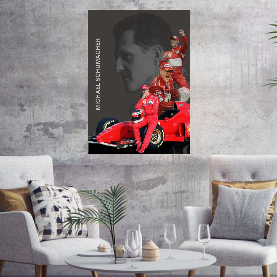 Michael Schumacher Poster/Frame/Canvas - BanterBox