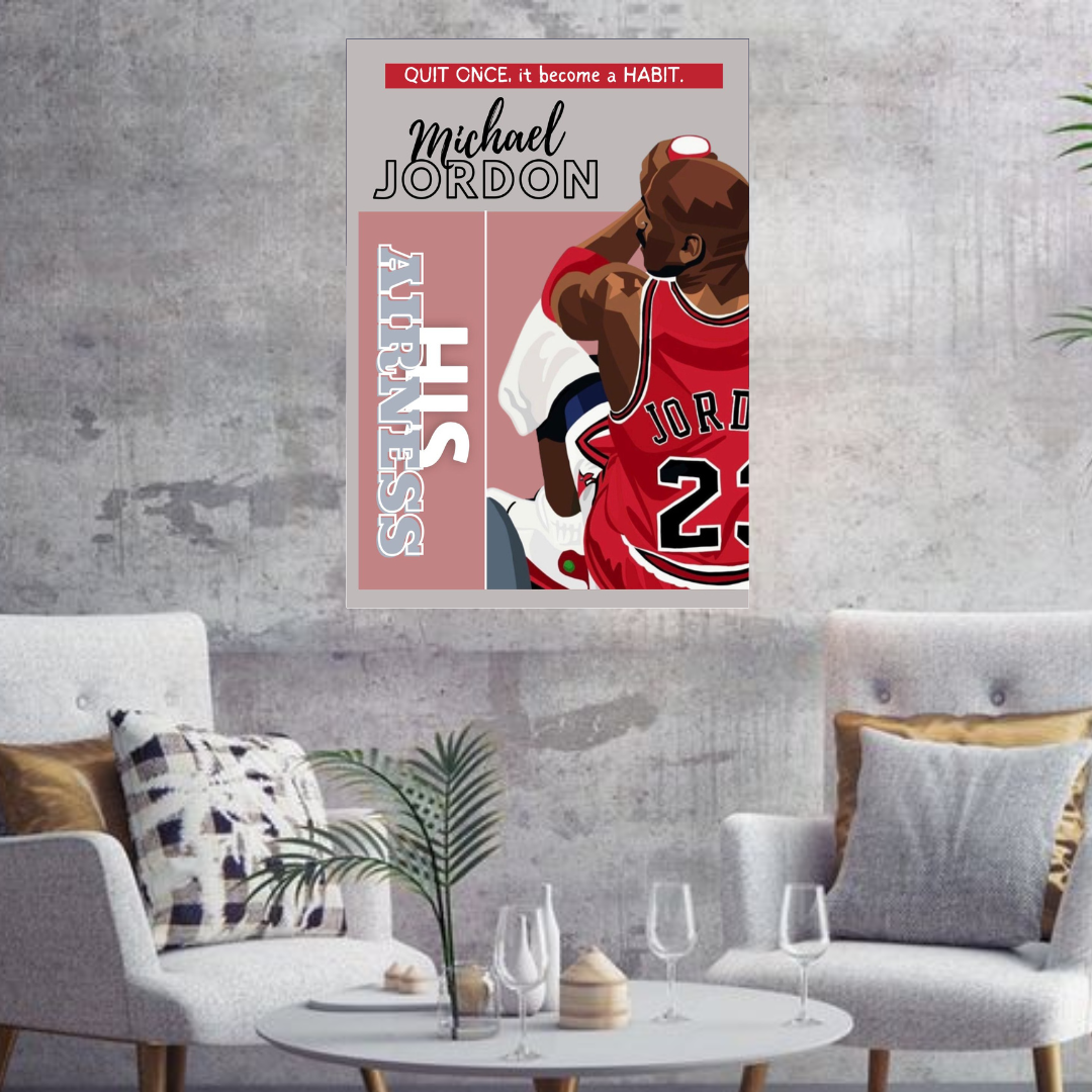 Michael Jordan Poster/Frame/Canvas