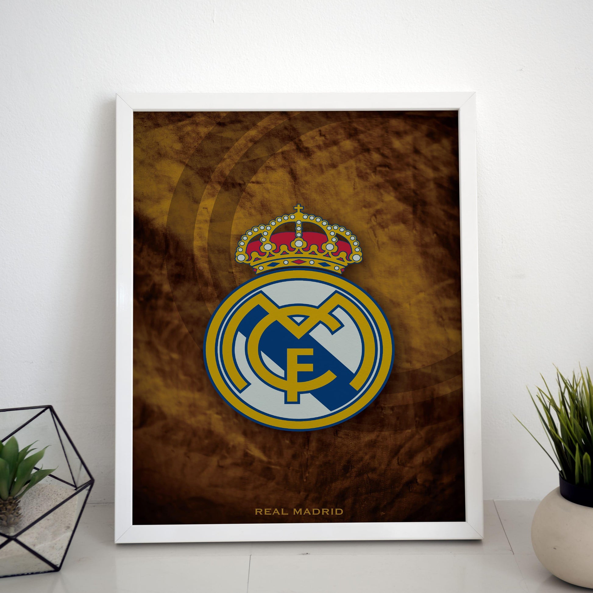 Real Madrid Light Theme Poster/Frame/Canvas - BanterBox