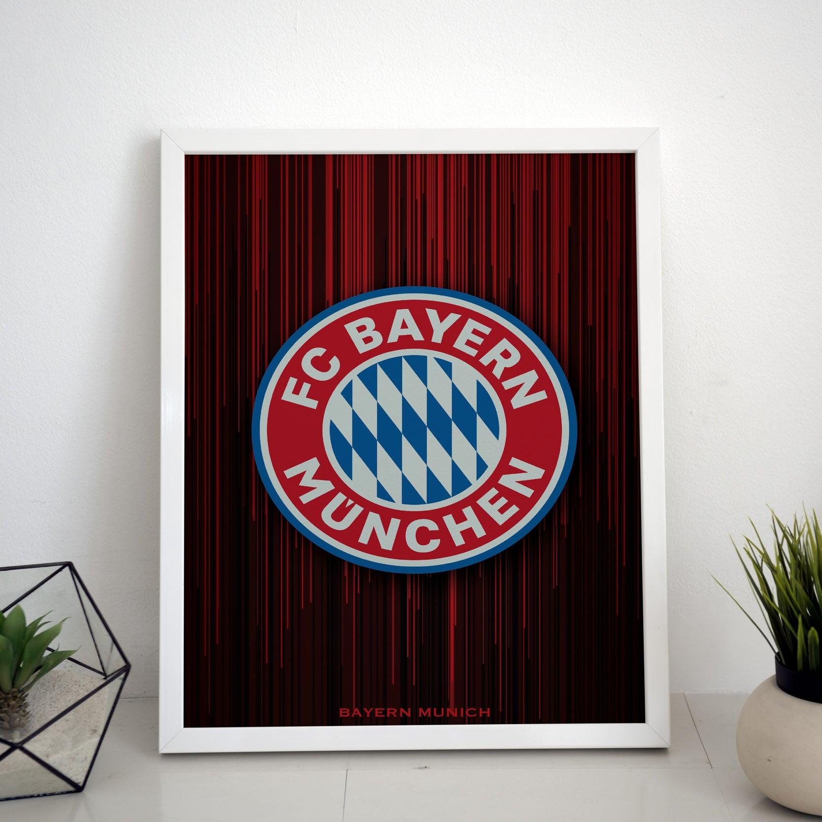 Bayern Munich Dark Theme Poster/Frame/Canvas - BanterBox