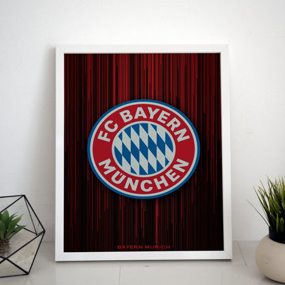 Bayern Munich Dark Theme Poster/Frame/Canvas - BanterBox