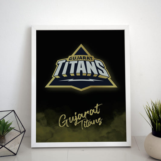 Gujarat Titans Dark Theme Poster/Frame/Canvas - BanterBox