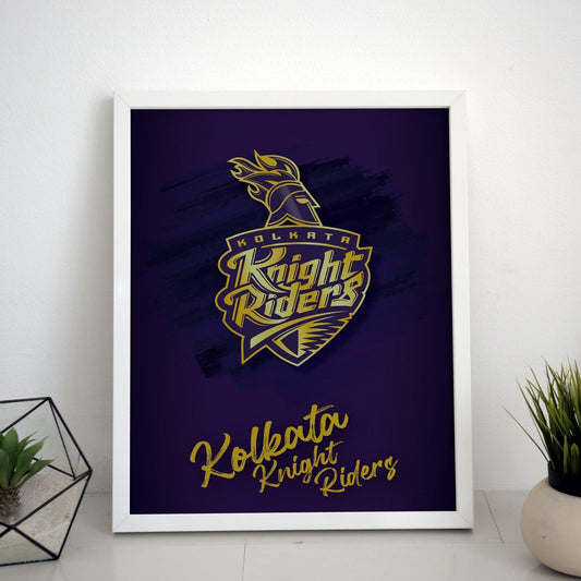 Kolkata Knight Riders Dark Theme Poster/Frame/Canvas - BanterBox