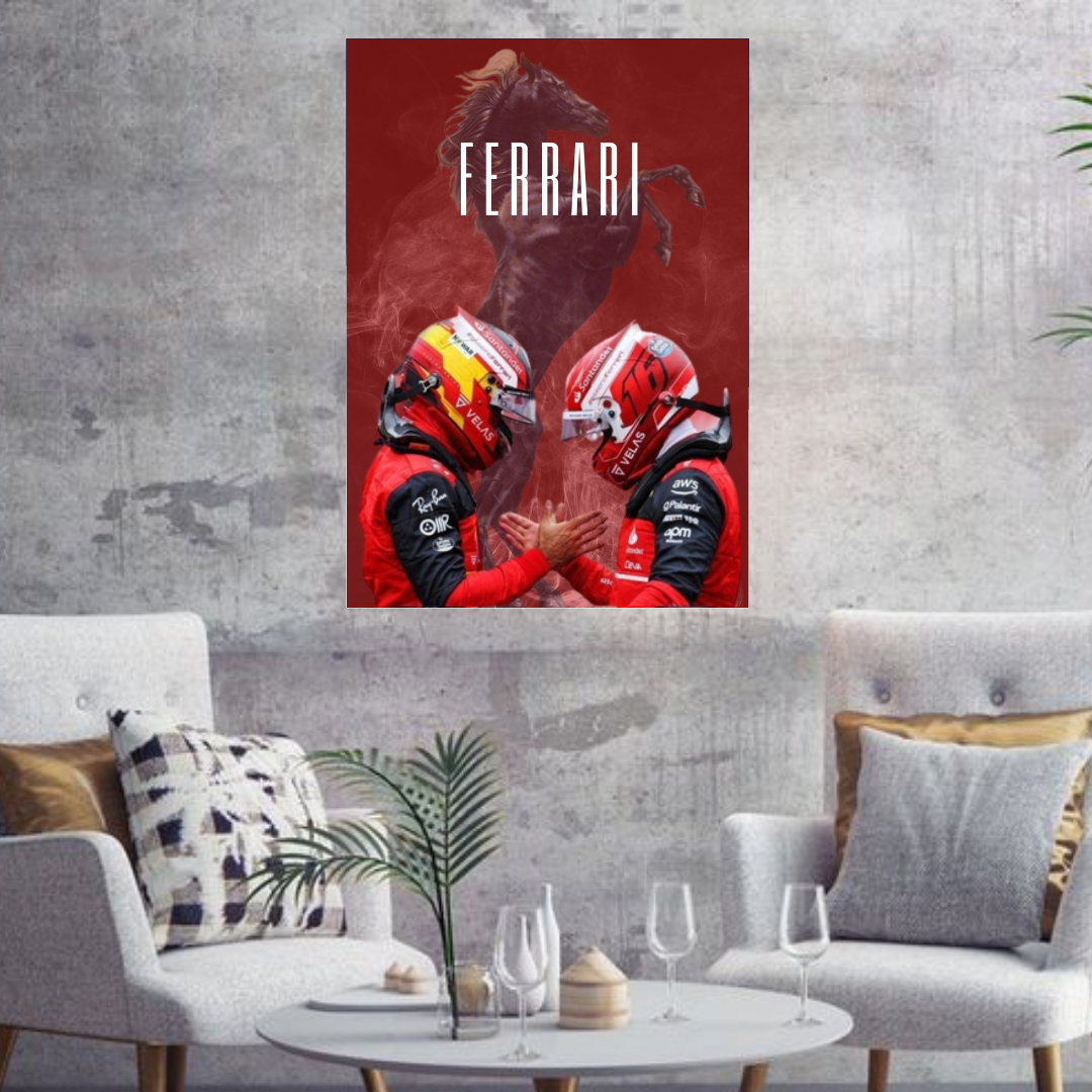 Scuderia Ferrari Poster/Frame/Canvas - BanterBox