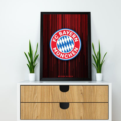 Bayern Munich Dark Theme Poster/Frame/Canvas - BanterBox