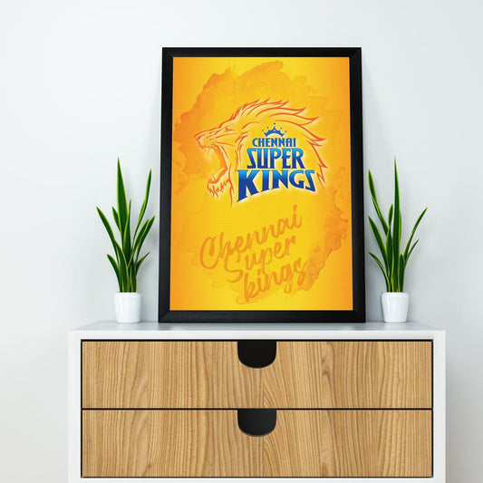 Chennai Super Kings Light Theme Poster/Frame/Canvas - BanterBox