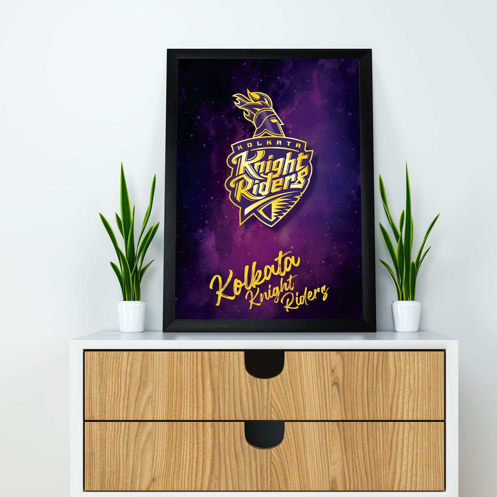 Kolkata Knight Riders Light Theme Poster/Frame/Canvas - BanterBox