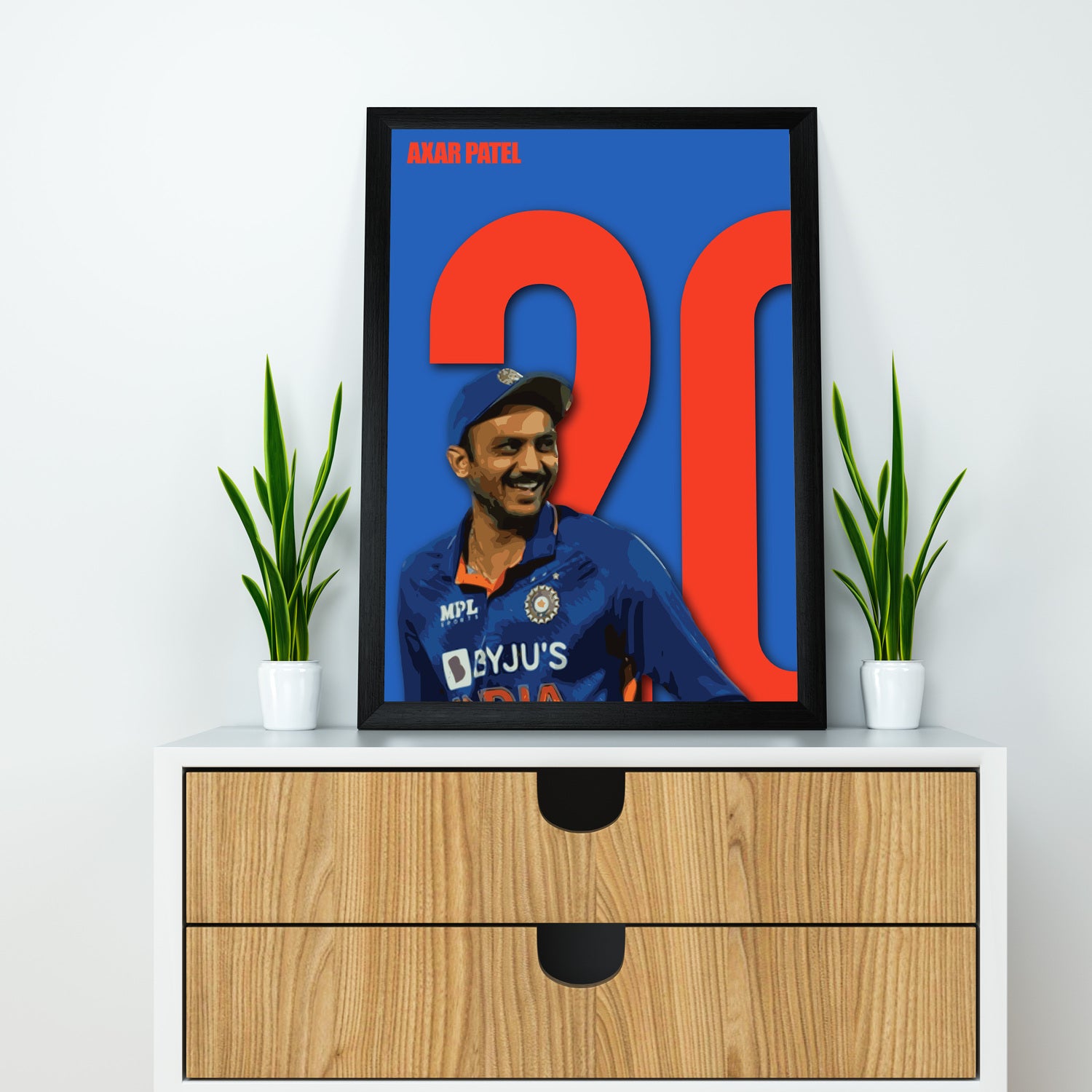 Axar Patel Poster/Frame/Canvas - BanterBox