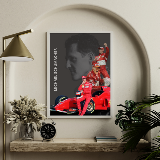 Michael Schumacher Poster/Frame/Canvas - BanterBox