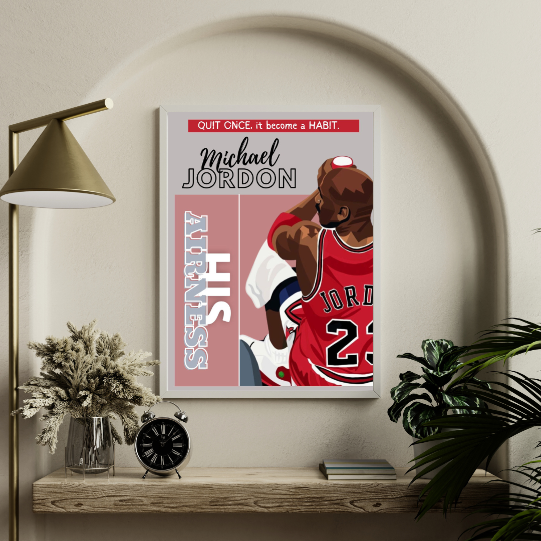 Michael Jordan Poster/Frame/Canvas