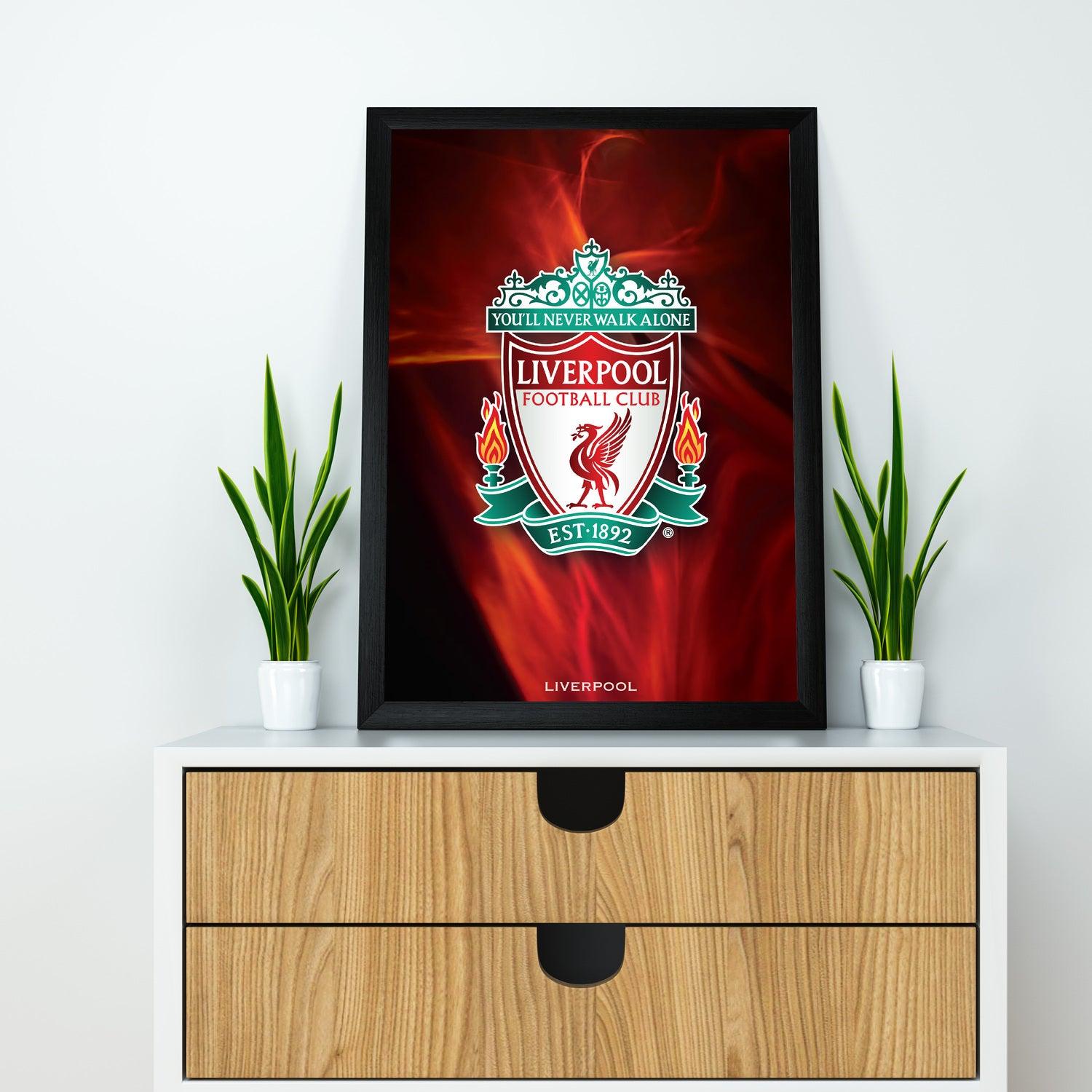 Liverpool Dark Theme Poster/Frame/Canvas - BanterBox