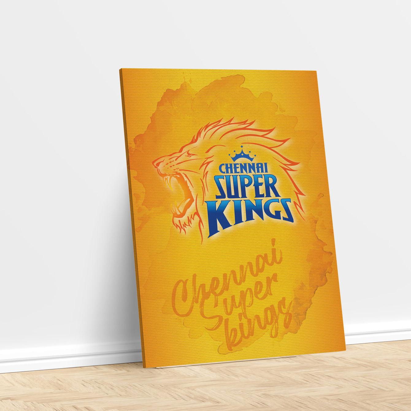 Chennai Super Kings Light Theme Poster/Frame/Canvas - BanterBox