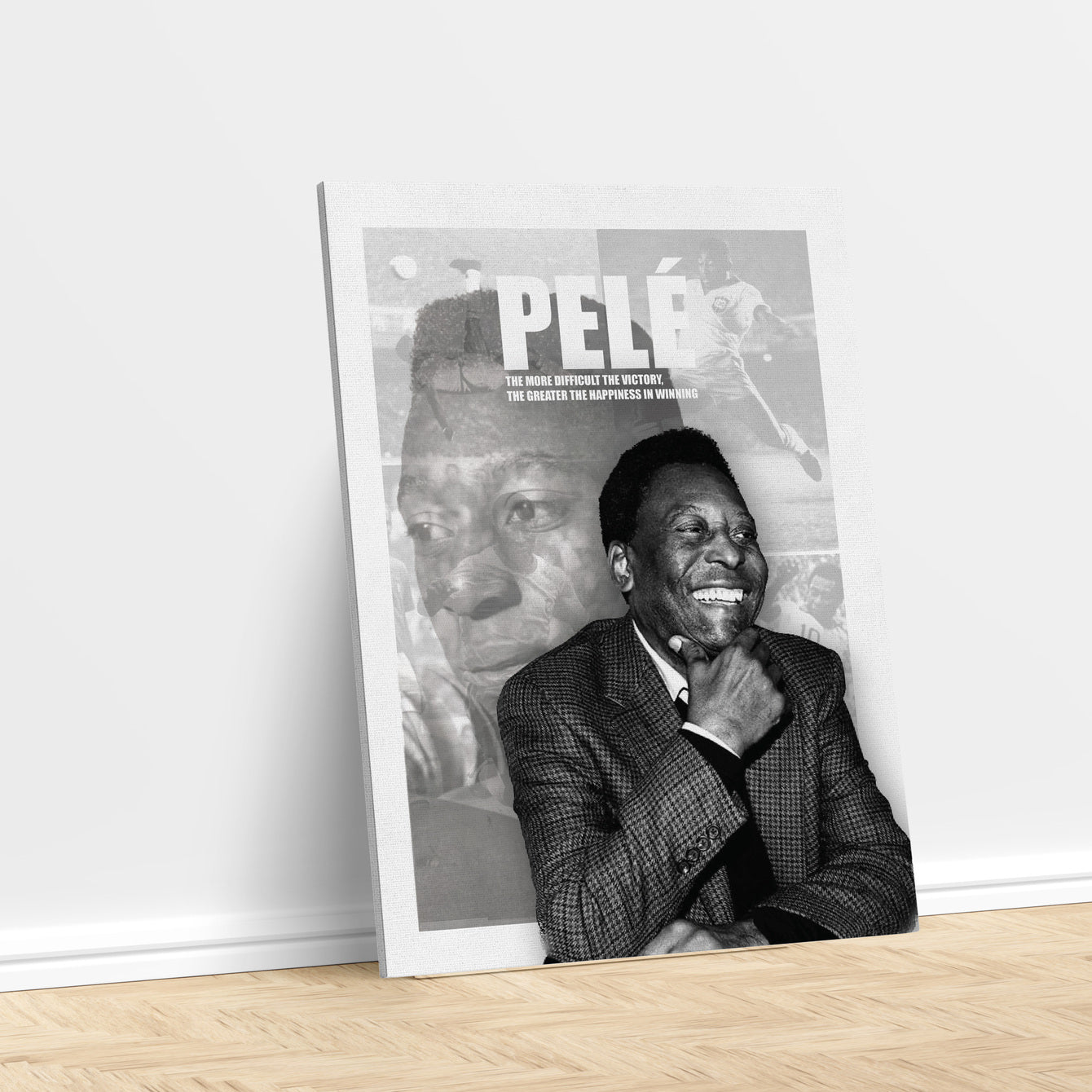 Pele The Legend Poster/Frame/Canvas - BanterBox
