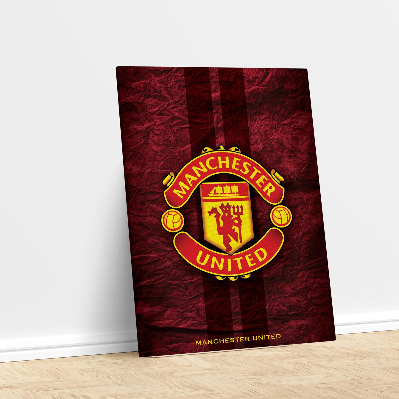 Manchester United Dark Theme Poster/Frame/Canvas - BanterBox