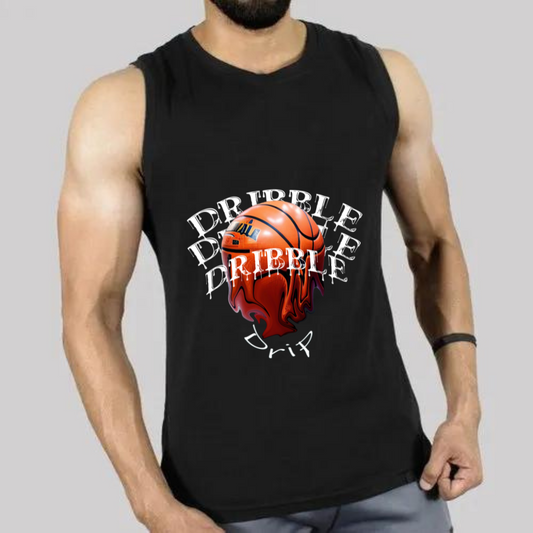 Dribble Drip Basketball sleeveless tshirt