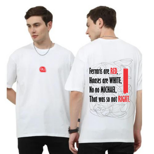 Toto Wolff "No No Michael That Was So Not Right " Oversized T-shirt - BanterBox