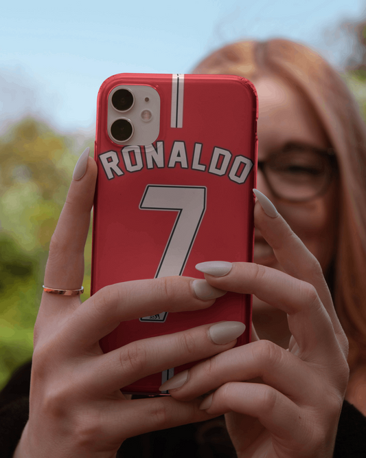 Cristiano Ronaldo CR7 Manchester United Mobile Phone Cover Case glass case polycarbonate case Iphone 12 13 14 15 Oneplus